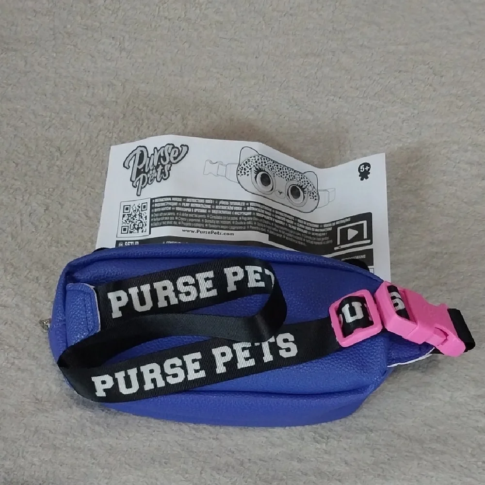 Blue and Pink Cat Bag